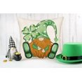 thumbnail image 6 of St Patricks Day Pillow Covers Set of 4 Green White Buffalo Checkered Plaids with Gnomes Clover Lucky Charm Throw Pillow Cases Spring Farmhouse Decorations Cushion Cover 18x18 Inch, 6 of 6