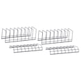 thumbnail image 4 of 2 escurridores de cuencos, 2 soportes para platos, soporte para utensilios, soporte para costillas, multiusos Negro, 4 of 9