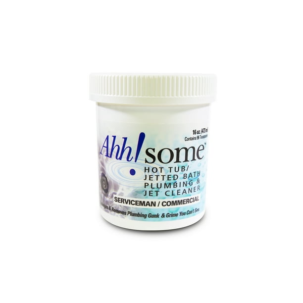 AhhSome Hot Tub Cleaner Clean Pipes & Jets Gunk Build Up Clear