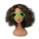 thumbnail image 2 of Caroon Movie Cosplay Wig for Kids Costume Dress Hair with Glasses Frames Masquerade Short Curly Hair Dress Up Halloween Cosplay Accessory Prop, 2 of 5