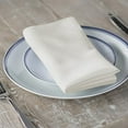 thumbnail image 2 of Cloth Napkins - 17 x 17 Inch Solid Washable Polyester Dinner Napkins - Set of 12 Napkins with Hemmed Edges - Great for Weddings, Parties, Holiday Dinner & More, 2 of 4