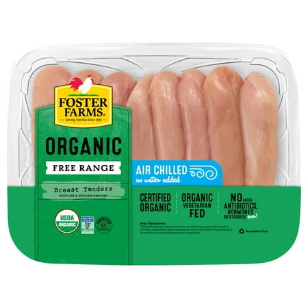 Foster Farms Organic Boneless Skinless Chicken Breast Tenders