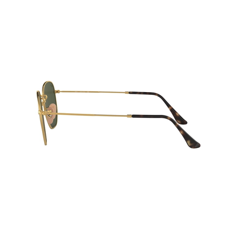 Ray-Ban, Hexagonal Flat Lenses Sunglasses, 51-21, Gold - Walmart.com