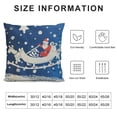 thumbnail image 5 of PHYHOO  Bundles, Merry Christmas Decorative Sled Pillow Covers, Blue, Outdoor Waterproof Pillow Inserts, 5 of 5
