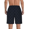 thumbnail image 3 of Naloa Black Fish scales Men's Beach Shorts, Surfing shorts, Swim trunks, Quick Dry Swim Trunks for Surfing Beach Fun - Medium, 3 of 9