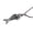 Silver, variant on Men's Women's Stainless Steel Koi Fish Necklace Vintage Carp Lucky Amulet Pendant Jewelry Black