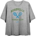 thumbnail image 4 of Meadville Tennis Club CT Women's Heather Gray Crop Tee-Medium, 4 of 6