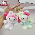 thumbnail image 2 of Sanrio Kuromi-Llavero de Hello Kitty, muñeco de peluche de 15Cm, Cinnamoroll, de peluche, Kawaii, My Melody, de dibujos animados YAOSANBAO BAO unisex, 2 of 2