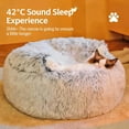 thumbnail image 5 of End-of-Season Selection Cozy Cocoon Pet Bed for Dogs&Cats - Hooded Cave-Style Covered Dog Bed Plush Fluffy Anti-Anxiety Donut Design for Small&Medium Pets, 5 of 9