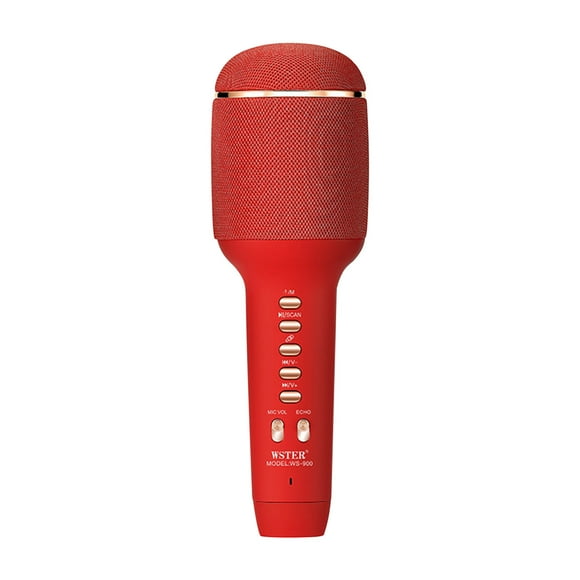 Wireless Bluetooth Speaker Microphone Combo for Karaoke Singing with 4 Voice Effects, 10 m Range, 4–6 Hour Playtime, Capacitor Mic, 360° Stereo Sound