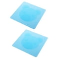 thumbnail image 2 of 2 Pcs Couvercles de Bol en Silicone Ours Dessin Animé Extensibles Réutilisables Couvercles Alimentaires (Bleu), 2 of 8