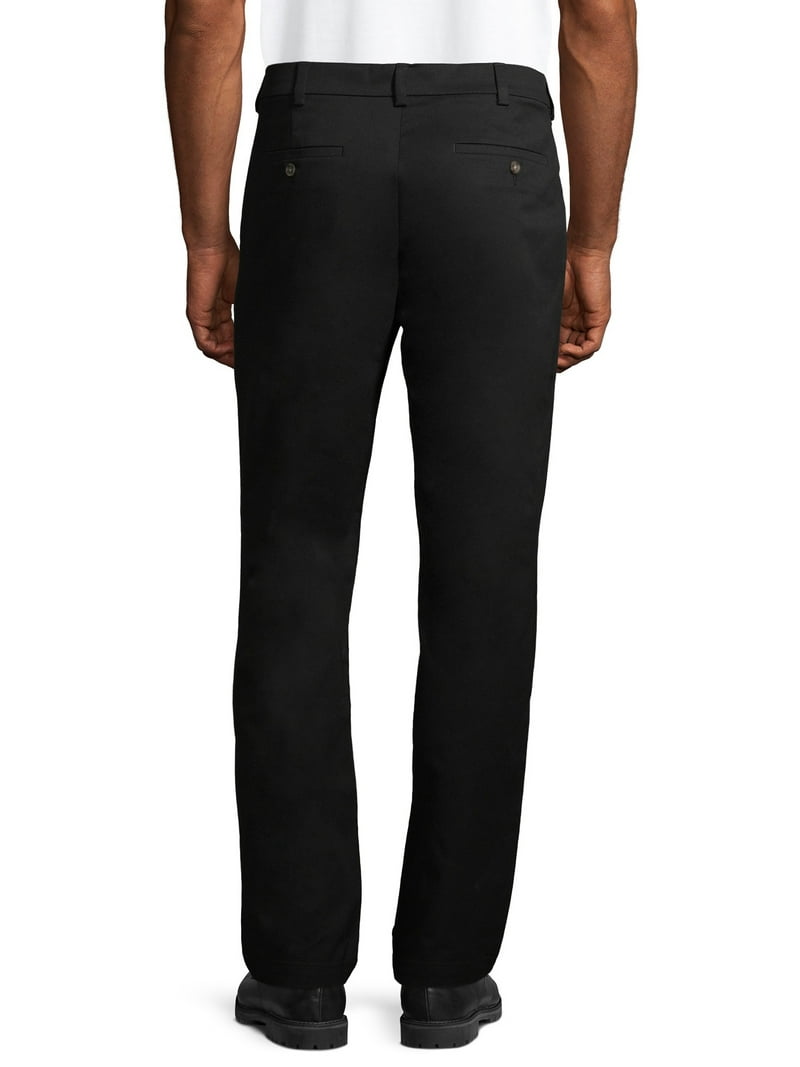 George Men's Premium Pleated Regular Fit Khaki Pants with
