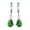 Green, variant on Colored Artificial Diamond Dangle Earrings for Women Silver Plated Crystal Rhinestone Birthstone Drop Dangling Teardrop Earring, Wedding Party Daily Jewelry Gift for Women, Blue