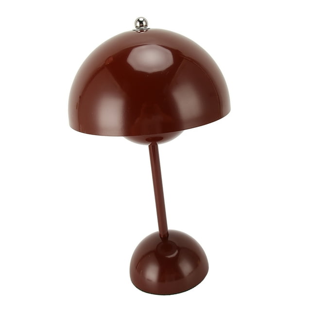 Lámpara De Mesa Tipo Hongo - LED De 1800 MAh - 3 Modos De Iluminación - USB Tipo C - Atenuación Continua - Regulable Táctil - Lámpara De Mesita De Noche Pequeña Y Elegante