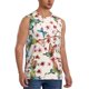thumbnail image 2 of Balery Watercolor Floral With Butterflies Camisetas sin mangas para hombre, absorbe la humedad y protege contra el mal olor.-3X-Large, 2 of 7