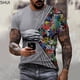 thumbnail image 2 of Camiseta Hip Hop Black Soul Street para hombre, camiseta de verano con garra de fantasma Harajuku, camiseta holgada de moda con estampado 3D de manga corta, ropa informal Tan Jianjun unisex, 2 of 2