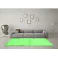 thumbnail image 3 of Ahgly Company Indoor Square Solid Green Modern Area Rugs, 5' Square, 3 of 4