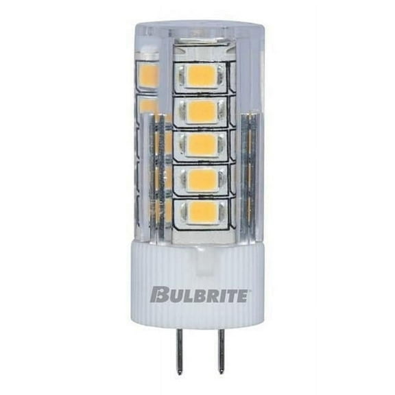 3 watt 12V Clear JC LED Mini Light Bulbs with Bi-Pin G4 Base, 3000K Soft White Light, 280 Lumens - Pack of 3