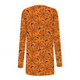 thumbnail image 4 of PENGXIANG Cardigan Long à Imprimé Floral Décontracté pour Femmes, Marron XXXXXL, 4 of 6