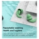 thumbnail image 3 of Par de tapones para los oídos de Silicona reutilizables, reducción de ruido, tercera generación OD verde YUNYI BRAND, 3 of 8