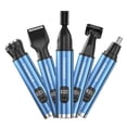 thumbnail image 4 of Recortador de nasal para hombres, profesional, portátil, para mujeres, resistente al agua, recortador corporal, eléctrico, para axilas y nariz Azul, 4 of 9