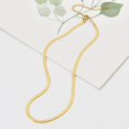 thumbnail image 3 of Gorgeous 18K Gold Plated Herringbone Choker Necklace - Perfect Gift for the Special Woman in Your Life!, 3 of 4