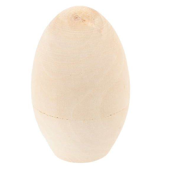 Egg Shaped Candy Jar Snack Container Wooden Boxes Party Favors Gift for Easter Gifts Child Portable