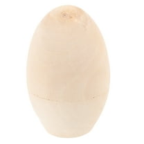 Egg Shaped Candy Jar Snack Container Wooden Boxes Party Favors Gift for Easter Gifts Child Portable