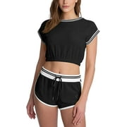 Juicy Couture Roll Cuff Top X-Large Black