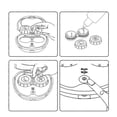 thumbnail image 1 of Contact Lens Cleaner Case Ultrasonic Automatic Cleaning USB Charging Pure Color Portable Cute Contact Lens Cleaner Box White, 1 of 2