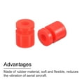 thumbnail image 4 of Unique Bargains 12Pack RC Anti Vibration Rubber Balls for F4 F7 Flight Controller M2x6mm Red, 4 of 6