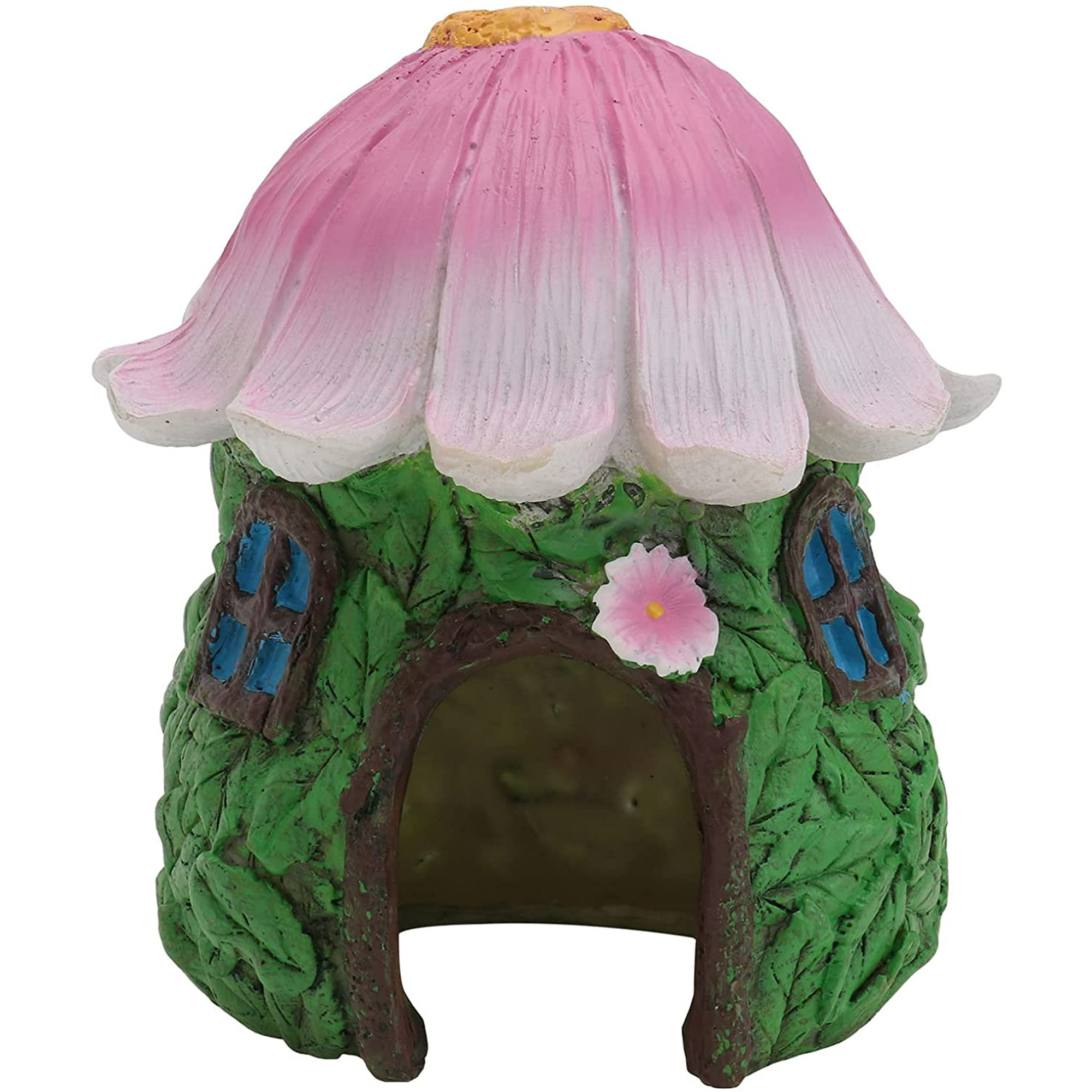 IGUOHAO Flower Hermit Hut Aquarium Fish Hide Cave Aquarium