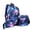 B, variant on Petmoko Starry Women's Backpack Fashion Waterproof Multi-layer Pocket Student Bag,3Pcs/Sets Canvas School Backpacks for College
