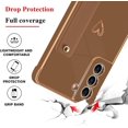 thumbnail image 2 of Designed for Samsung Galaxy S21 FE 6.4" Luxury Case for Women Girls,Soft Silicone Plating Bumper Wristband Holder Case Slim Anti-Scratch Shockproof Love Heart Cute Case(Elegant Brown), 2 of 14