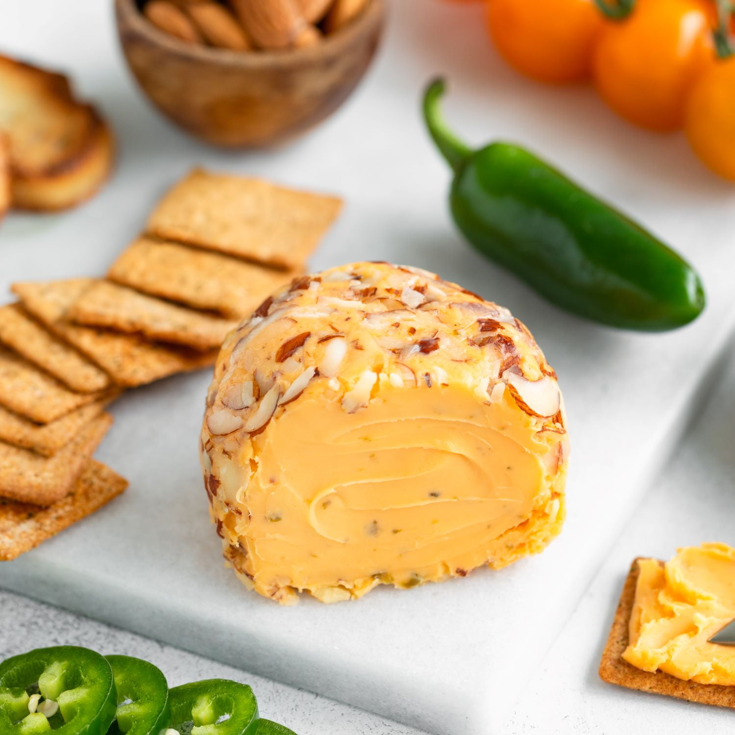 Kaukauna® Cheddar Jalapeño Spreadable Cheese Ball, 6 oz, Refrigerated