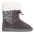 thumbnail image 2 of Muk Luks Women's Melba Faux Fur Lined Lace Up Booties (Wide Width Available), 2 of 5