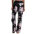 thumbnail image 1 of Womens Lace-Up Casual Pants Loose Printed Trousers, 1 of 4