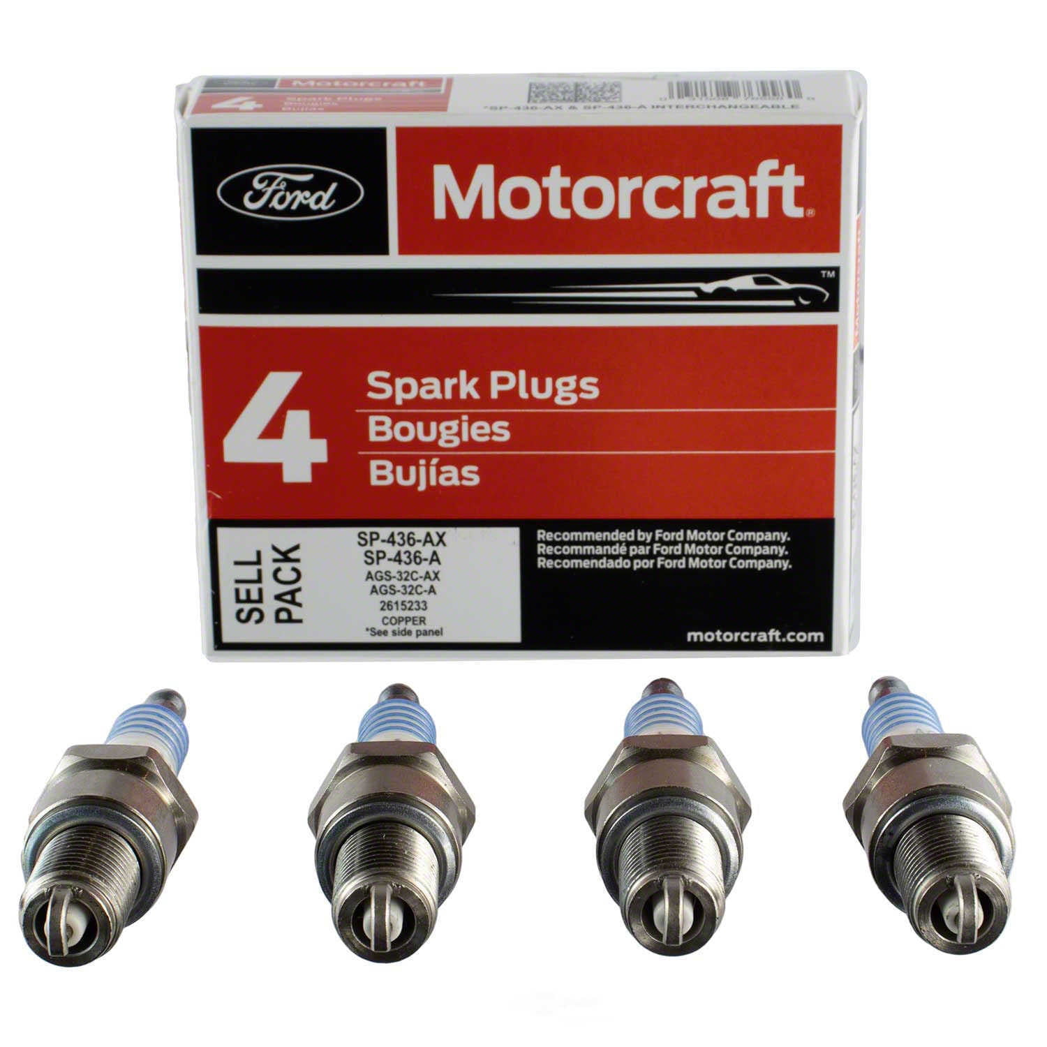 Motorcraft SP-436-AX Copper Resistor Spark Plug
