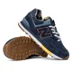 thumbnail image 2 of New Balance Mens 574 v2 ML57HMK Navy/Plaid OG Lifestyle Casual Retro Runner, 7.5, 2 of 6