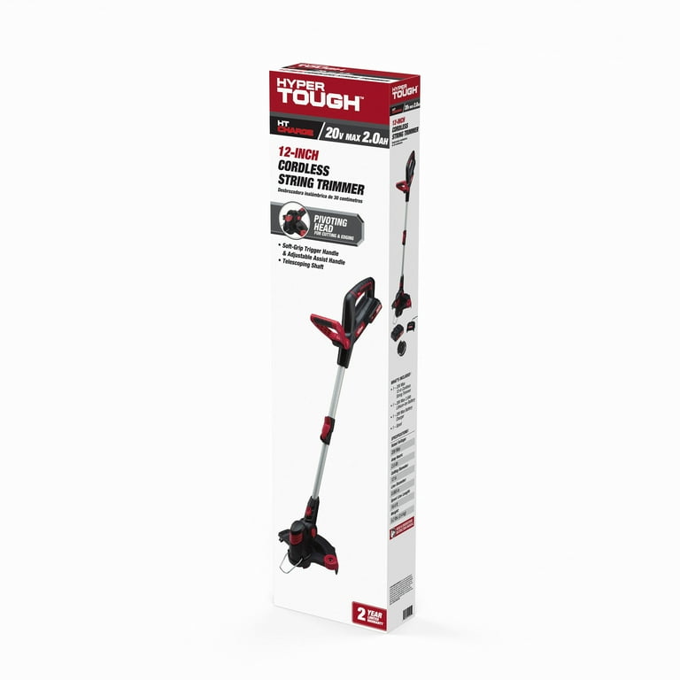 Hyper Tough 20V Max Cordless 12 inch String Trimmer HT21 401 003