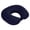 Navy, variant on U Shaped Memory Foam Pillow For Travel Neck Support Airplane Head Rest Comfortable Sleeping Black -LAILLSH
