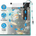 thumbnail image 4 of 3-in-1 Submersible Aquarium Filter with Silent Aeration, Oxygen Pump & Water Purification for Fish Tanks, 4 of 5
