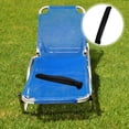 thumbnail image 3 of Beach Chair Armrest Replacement Pad Black 1 Pair 20.7X2.9X1.2In, 3 of 8