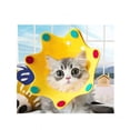 thumbnail image 2 of Felt Sunflower Elizabethan Collar for Cats, Soft Recovery Cone After Surgery, Prevents Licking and Biting, Adjustable Post-Operative Protective Collar, 2 of 3