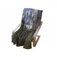 thumbnail image 4 of Wyoming Soft Flannel Fleece Throw Blanket, Magnificent Landscape of the Grand Teton Snowy and Cloudy Peaks with Trees, Cozy Plush for Indoor and Outdoor Use, 70" x 90", Green Multicolor, by Ambesonne, 4 of 6
