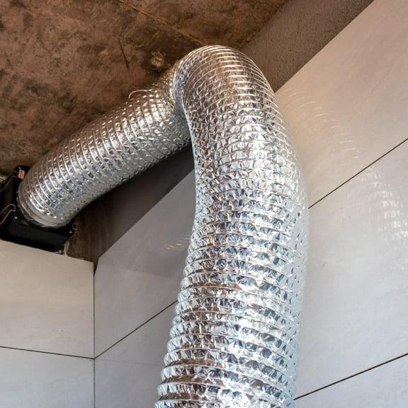 Raindrops Flexible Aluminum Foil Dryer Vent Hose Air Exhaust Duct for Laundry Ventilation