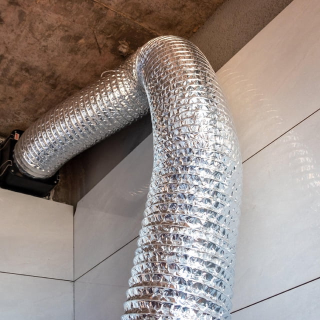 LOLIPPYY Flexible Aluminum Foil Duct 1Pcs For Kitchen And Bathroom Ventilation