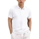 thumbnail image 1 of Odeerbi Camisas de Golf de Niños Seco Rápido Botón de Solapa de Color Sólido Camisas de Tenis de Manga Corta Uniforme Escolar, 1 of 5