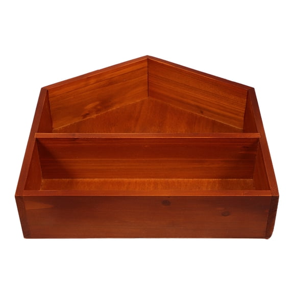 WHAMVOX Display Shelf Light Brown 1Pack 11.8x11.8x3In