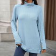 thumbnail image 5 of EDFBUYKRS Womens Button Down Shirts Long Sleeve V Neck Blouse Tops with Pocket Xxl, 5 of 8